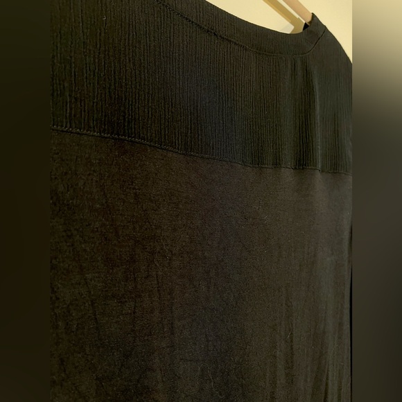 New York & Company Stretch Shift dress L black notch collar - Picture 8 of 9